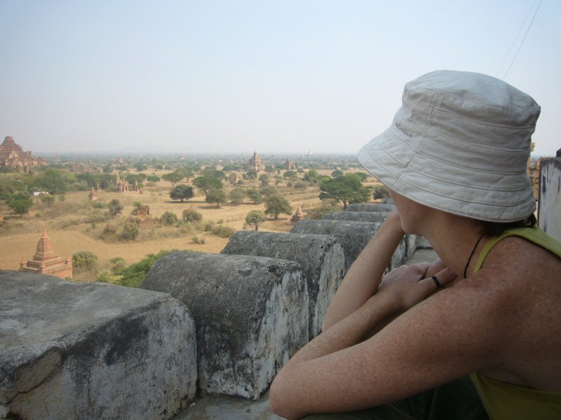 View from the top of Shwesandaw.